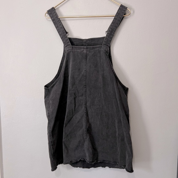 Wild Fable Black Denim Overalls Dress - Picture 2 of 5